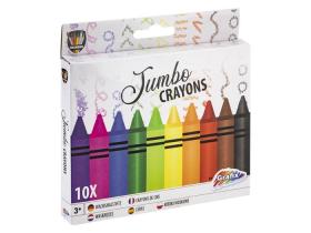 Jumbo Crayons (kritor) 10-pack