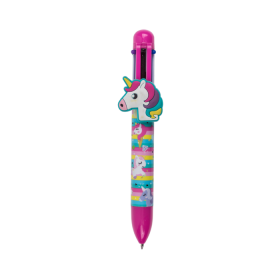 Penna med 6 färger -Unicorn