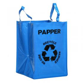 Recycle bag -Papper (blå)