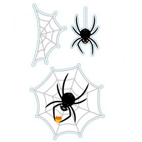 Fönsterstickers -Spindlar