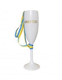 Studenthänge champagneglas