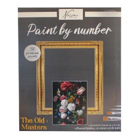 Paint by number -Blommor