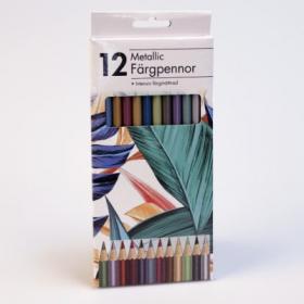 Metallic färgpennor 12-pack