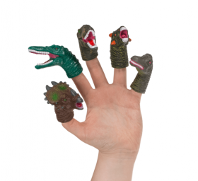 Fingerdocka -Dinosaurie