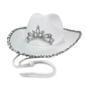 Cowboyhatt med tiara