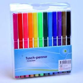 Tuschpennor 12-pack