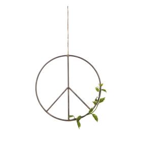 Peace symbol i smide