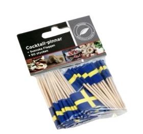 Cocktailpinnar - Sverigeflaggor