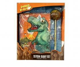 Dagbok med penna -Dinosaurie