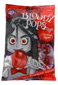 Påse med 20 st klubbor -Bloody Pops