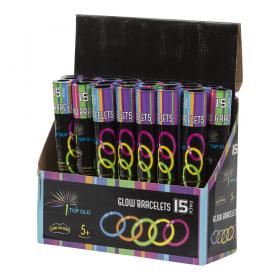 Glow in the dark armband 15-pack