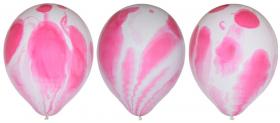 Marmorerade ballonger i 6-pack