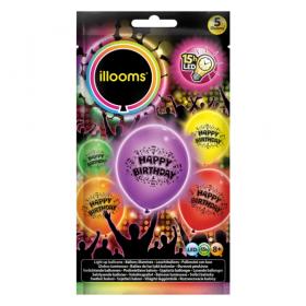 Illooms LED ballonger -Happy Birthday