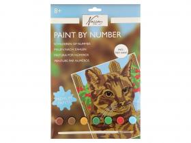 Paint by number -Katt