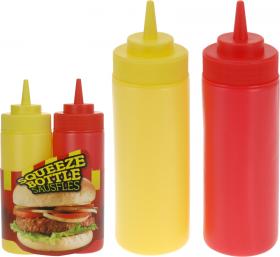 Ketchup & senapsflaskor
