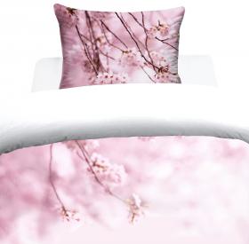 Bäddset Hotellsatin -Cherry Blossom