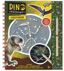 Scratch bok -Dinosaurie