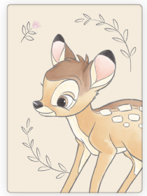 Fleecefilt - Bambi