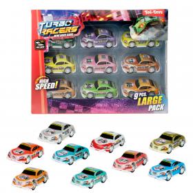 Turbo racer minibilar i 9-pack