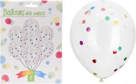 Ballonger med konfetti 8-pack