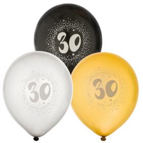 Ballonger i 6-pack "30"