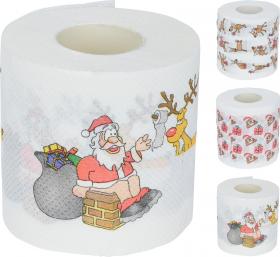 Toalettpapper med jultema