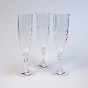 Champagneglas prisma (plast)