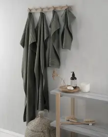 Basic Frotté -Mörkgrön