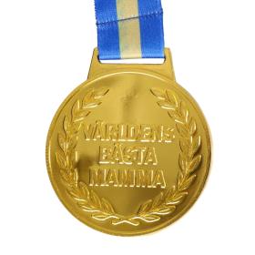 B&auml;sta Mamma medalj i metall