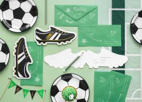 Inbjudningskort i 6-pack -Fotboll