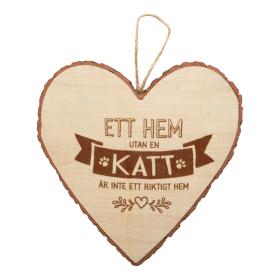 H&auml;ngande tr&auml;hj&auml;rta -Ett hem utan en katt...