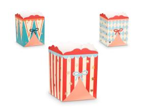 Snacks box i 6-pack -Cirkus