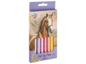 Tuschpennor pastell 8-pack - Hästar