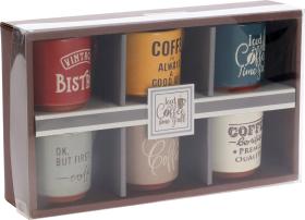 Kaffekoppar i 6-pack
