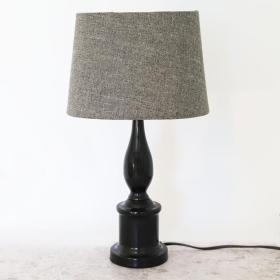 Lampfot pjäs 32 cm (svart)