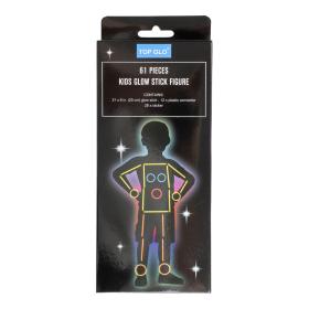 Glow in the dark stickers -Siluett