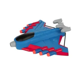 Flygplan med skumraketer (Bl&aring;)