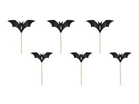 Caketoppers 6st Fladdermus