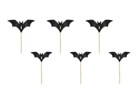 Caketoppers 6st Fladdermus