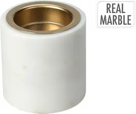 Ljusstake f&ouml;r v&auml;rmeljus -Marmor