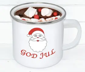 Retromugg Emalj - GOD JUL