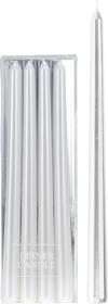 Ljus i metallic 4-pack 30 cm (p&auml;rlemo)