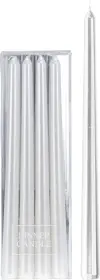 Ljus i metallic 4-pack 30 cm (p&auml;rlemo)
