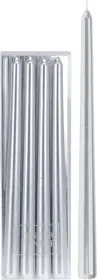 Ljus i metallic 4-pack 30 cm (silver)