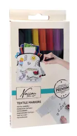 Textilpennor i 6-pack
