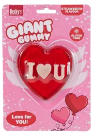 Gel&eacute;godis 80g - Hj&auml;rta "I LOVE U"