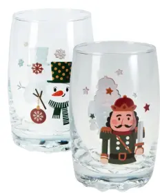 2-pack glas (sn&ouml;gubbe/n&ouml;tkn&auml;ppare)