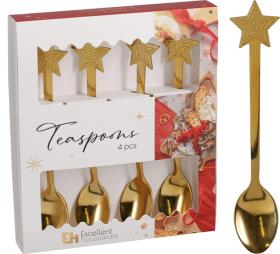 Teskedar Stj&auml;rna 4-pack