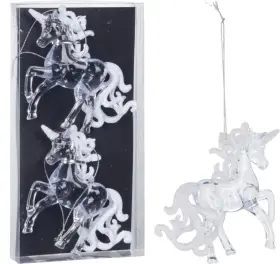 H&auml;ngande juldekoration - Unicorn
