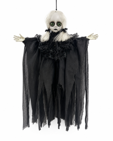 Halloweendekoration H&auml;ngande l&auml;skig flicka